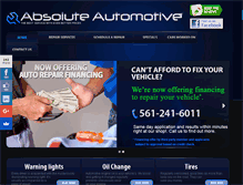 Tablet Screenshot of absoluteautomotiverepair.com